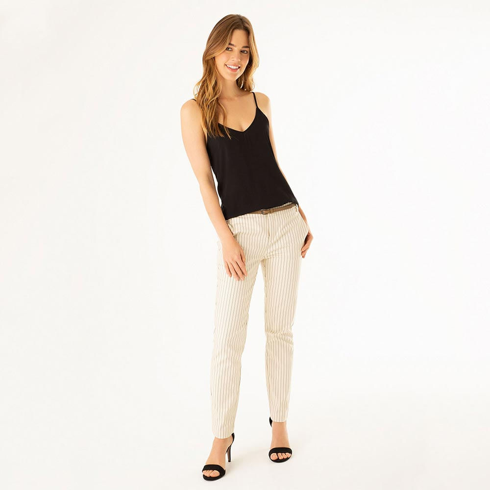 BLUSA GEF MUJER LINELL NEGRO - Agaval