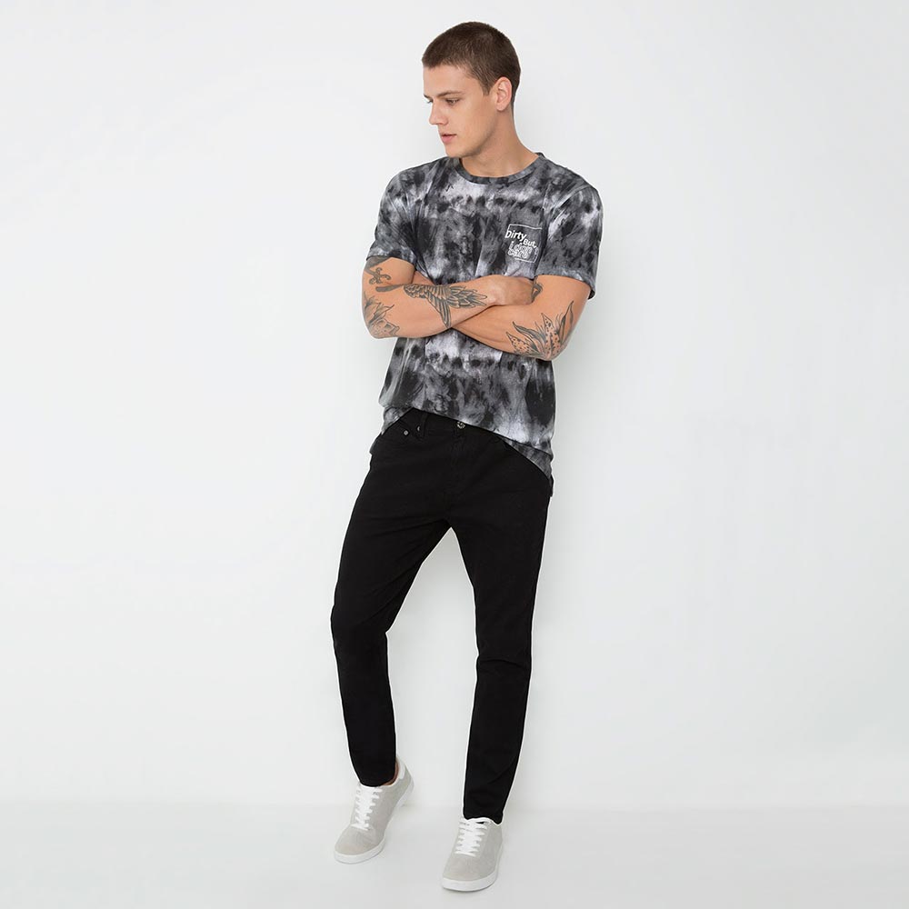 PANTALON GEF HOMBRE FABRI NEGRO INTENSO - Agaval