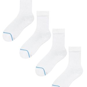 MEDIAS COLEGIAL GALAX BEBÉ NIÑO GUARDERIA X4 (12-24) BLANCO