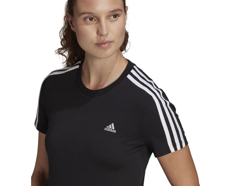 Camiseta adidas 3 online rayas mujer