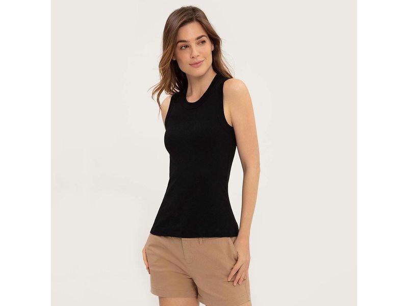 BLUSA GEF MUJER PAULI NEGRO 7003 Agaval