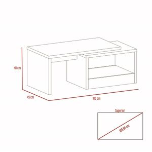 Mesa De Centro Kaia Wengue+Miel