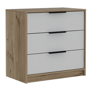 Comoda 3 Cajones Kaia Duna Blanco