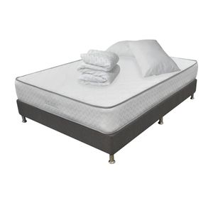 COMBO COLCHON AGAVAL ONE PILLOW 120X190CM+BASE CAMA GRAF+PROTECTOR+1 ALMOHADA