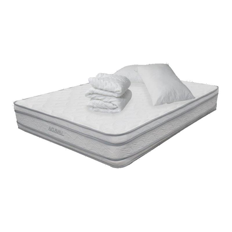 COMBO-COLCHON-AGAVAL-EURO-160X190CM--PROTECTOR---2-ALMOHADAS