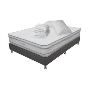 COMBO COLCHON AGAVAL EURO 120X190CM +BASE CAMA GRAF+PROTECTOR+ 1 ALMOHADA