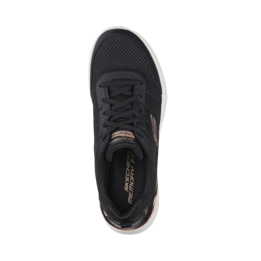 TENIS SKECHERS MUJER 149660BKRG - Agaval