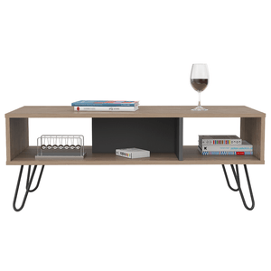 Mesa De Centro Vassek Miel+Plomo