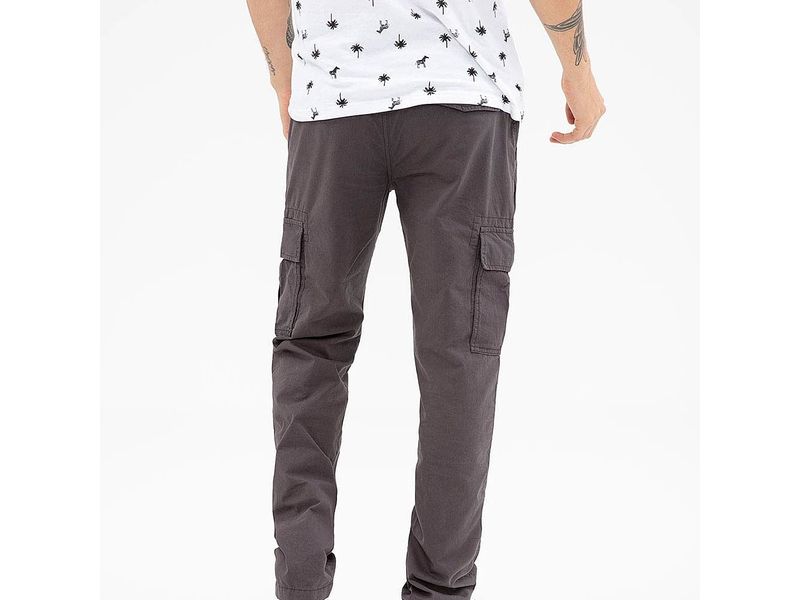 PANTALON GEF HOMBRE PARSONS GRIS 700 Agaval