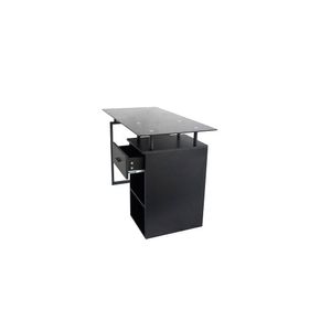 Escritorio Millau Metal-Vidrio RTA Negro