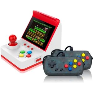 Mini Consola Retro Arcade 360 Juegos + 2 Controles + Cable TV