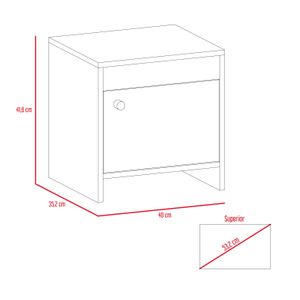 Mesa de Noche Colore RTA Rovere