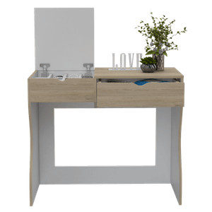 Mueble de Tocador Perla 90 RTA Rovere + Blanco