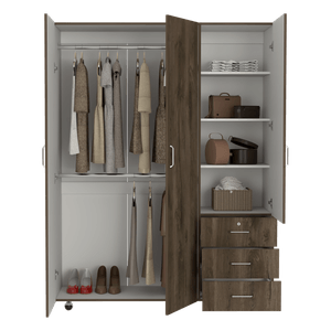 Closet Arizona 180 X 140 X 40 RTA Bellota + Blanco