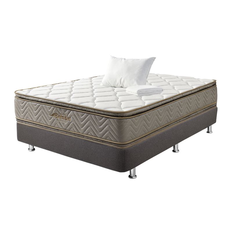 COMBO-FANTASIA-COLCHON-GALAXY-100X190CM---PROTECTOR--BASE-CAMA-SOMIER-PLUSS-M2-LINO-GRIS--ALMOHADA