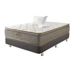 COMBO-FANTASIA-COLCHON-OPTIMS-120X190CM---BASE-CAMA-SOMIER-PLUSS-M2-LINO-GRIS----ALMOHADA---PROTECTOR