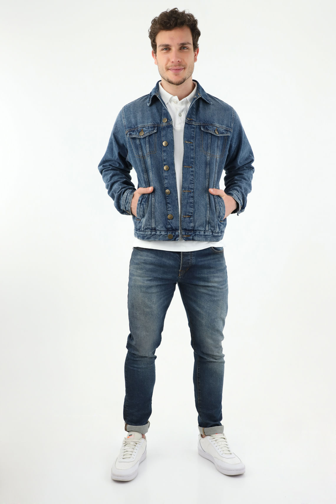 Como Vestir Outfit Chamarra Mezclilla Hombre Combinar Outfit Con