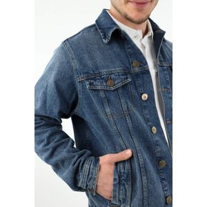 Chaqueta azul para hombre