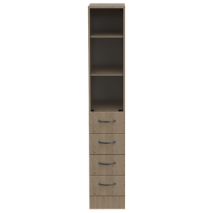 TORRE DE BAÑO VANGUARD (1C) ROVERE/BLANCO 173,5x30,4x44,6 CM