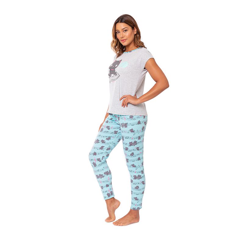 PIJAMA-ST.EVEN-MUJER-16978-GRIS-JASPE