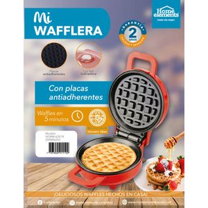 Wafflera Roja 12 Cm Antiadherente Home Elements