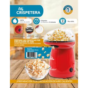 Crispetera Roja Sin Aceite Home Elements