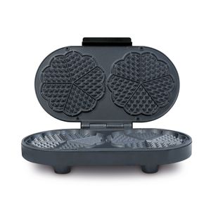 Wafflera Negra de 2 Puestos Home Elements