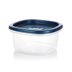 Recipiente Cuadrado  0.7L Azul