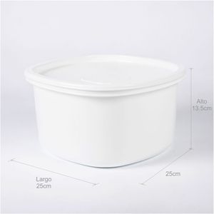 Recipiente cuadrado para congelacion  4.5L