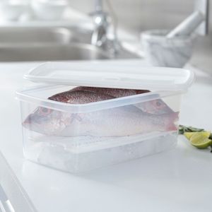Recipiente Rectangular Con Bandeja 4L