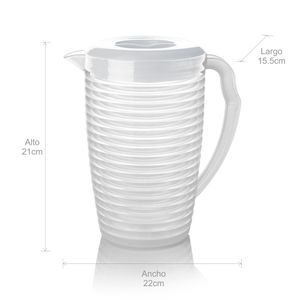 Jarra Basica 2L Blanca
