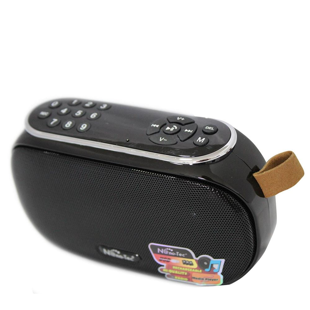  ONGTEED Radio FM FM retro portátil con altavoz Bluetooth,  compatible con USB y tarjeta micro SD, reproductor de MP3, radio analógica  con batería D o radio transistor vintage de alimentación de