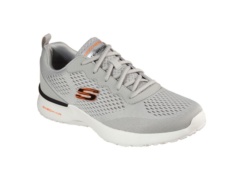 Tenis skechers hombre clearance gris