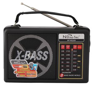 Radio Parlante Recargable Con AM FM SW - M2