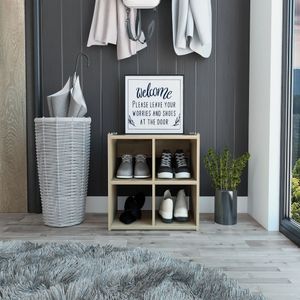 Zapatero Matrix, Café claro, con amplias superficies