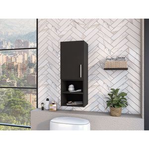 Gabinete de Baño Oporto, Wengue, con dos entrepaños ZF
