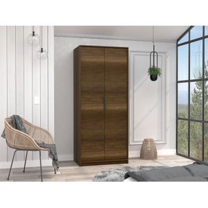 Closet Wesley, Cobre y Wengue, diseño moderno con combinación de colores
