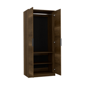Closet Wesley, Cobre y Wengue, diseño moderno con combinación de colores
