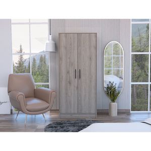 Closet Omaira, Humo, con entrepaños y  amplios cajones ZF