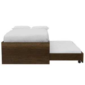 Cama Nido Infantil Ginebra, Cobre, con tarima inferior y rodachines para su fácil desplazamiento