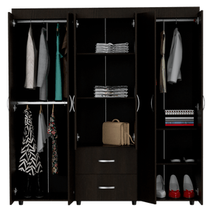 Combo Dormitorio Dex Closet + Mesa De Noche
