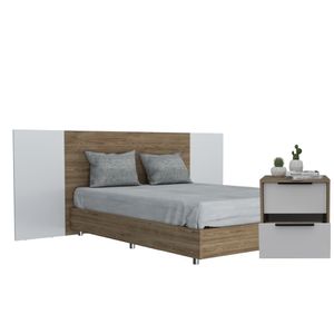Combo Habitacion Olek Cama + Mesa De Noche