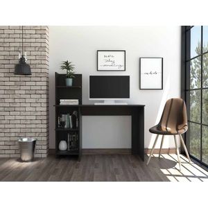 Escritorio ¡Wow!, Wengue, con cuatro entrepaños para ubicar elementos de estudio ZF