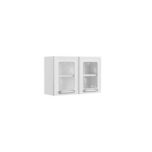 Mueble Superior de Cocina Con Vidrio 80 Cm Evidence Plus Blanco