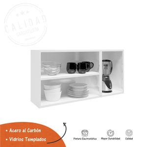 Gabinete Superior de Cocina en Acero Bertolini Color Blanco