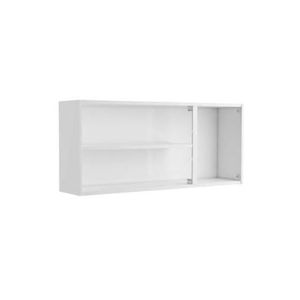 Gabinete Superior de Cocina en Acero con Vidrio Templado Bertolini Color Rojo