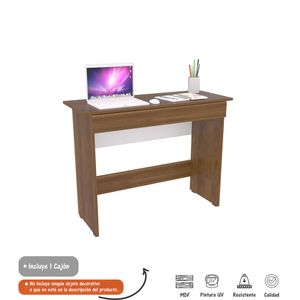Escritorio Mesa de Computador Bertolini Color Caramelo