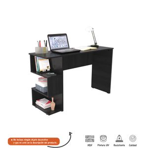 Escritorio 120 Cm Brilho Bertolini - Wengue M01377ES-WN-0