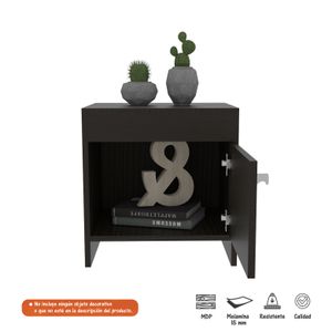 Mesa de Noche Amanecer Color Wengue