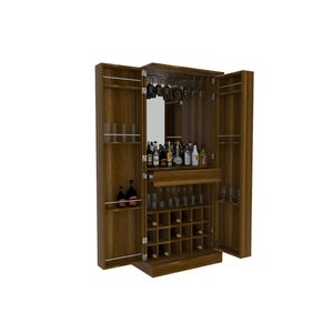 Bar Salvador, Cobre, con amplio espacio de almacenamiento y porta copas